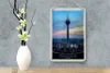 Blechschild Reise 12x18cm Düsseldorf Fernsehturm Ausblick Produktbild-Vorschau 4