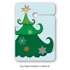 8 Geschenkanhänger mit Tannenbaum und Engel: Fröhliche Produktbild-Vorschau 3