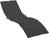 vidaXL Cuscino per sdraio nero 200x60x3 cm Tessuto Oxford Anteprima dell’immagine prodotto 1