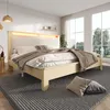 Sweiko Lit double en bois 160×200cm, Tête de lit avec Voir les images du produit 13