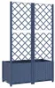 vidaXL Zahradní květináč s mříží modrošedý 80 x 40 x 136 cm Náhled obrázku produktu 4