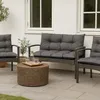 Palettenkissen Loungekissen Set 3-teilig, Outdoor Produktbild-Vorschau 15