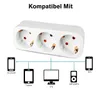 2 Stück EU Steckdosenadapter HAUSPROFI Mehrfachstecker Produktbild-Vorschau 2