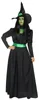 Strega verde - Costume da strega lungo con cappello da Anteprima dell’immagine prodotto 1