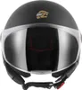 FC-Moto Square-RS Jethelm, schwarz matt/gold, L Produktbild-Vorschau 3