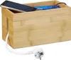 relaxdays Kabelbox Bambus Produktbild-Vorschau 2