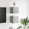 vidaXL TV nástenné skrinky 2 ks. Sivá Sonoma 30,5x30x30 cm Náhľad obrázku produktu 3