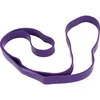 A purple fitness band is laid out on a white background. Produktbild-Vorschau