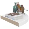 vidaXL Eck-Schweberegal Hochglanz-Weiß 35x35x3,8 cm MDF Produktbild-Vorschau 6