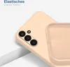 A close-up of a phone case, showing the camera cutout and the texture of the material. Produktbild-Vorschau