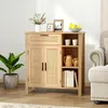 KOMFOTTEU Credenza a 2 ante in rattan, credenza con Anteprima dell’immagine prodotto 7