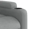 vidaXL Fauteuil relax gris clair Tissu Voir les images du produit 9