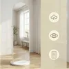 SONGMICS Spiegel 360° drehbar, mit Haken und Ablagen, Produktbild-Vorschau 5