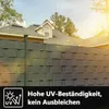 Yakimz Sichtschutzstreifen Verschiedene Doppelstabmatten Produktbild-Vorschau 3