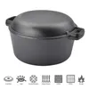 TAINO Dutch Oven 6L Gusseisen Deckel Ø 25cm Produktbild-Vorschau 6