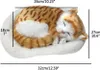 Realistisches schlafendes Katzenspielzeug, atmende Katze, Produktbild-Vorschau 5