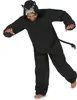Panther-Kostüm für Herren Tierkostüm schwarz-grau - Produktbild-Vorschau 2