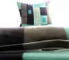 4 tlg Thermo Fleece Bettwäsche 135x200 London Türkis Grau Produktbild-Vorschau 4