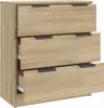 vidaXL Sideboard chêne Sonoma 60x30x70 cm Matériau dérivé Voir les images du produit 7