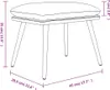 vidaXL Podnožka černá 45x29,5x35 cm Látka Náhled obrázku produktu 6