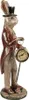 Clayre & Eef Figur Kaninchen 39 cm Weiß Goldfarbig Produktbild-Vorschau 4