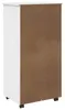 Szafka na kółkach vidaXL, biała, 53 x 39 x 103 cm, z litego Podgląd zdjęcia produktu 7