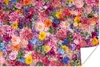 MuchoWow® Poster Blumen - Farben - Collage 180x120 cm - Produktbild-Vorschau 1