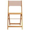 vidaXL 3-tlg. Bistro-Set Taupe Stoff und Massivholz Produktbild-Vorschau 4
