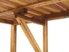 BELIANI Balkonhängetisch Akazienholz Hellbraun 60 x 40 cm Produktbild-Vorschau 9