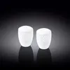 Ensemble sel et poivre Wilmax en porcelaine blanche Voir les images du produit 1
