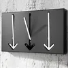 riess-ambiente Moderne Design Wandgarderobe ARROW 30cm Produktbild-Vorschau 1