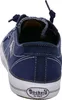The back view of a navy blue Dockers sneaker. Voir les images du produit