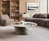 DELIFE Couchtisch Edge Rund 100x100 cm Keramik Minas Produktbild-Vorschau 2