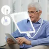 Leselupe, Lupe mit Licht, 5X Hands-Free Lupe mit Flexiblem Produktbild-Vorschau 1