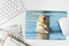 MuchoWow® Mauspad Mousepad Weißer Otter schwimmt 27x18 cm - Produktbild-Vorschau 5