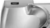 Close-up of a silver slicer with a black on/off switch. Anteprima dell’immagine prodotto