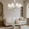 Klassischer Kronleuchter Pegaso Metall Weiß 8 Lichter E14 Produktbild-Vorschau 5