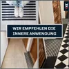 POLENTEX Aluminium Fußmatte für Türen mit Rahmen 100x60 cm, Produktbild-Vorschau 4