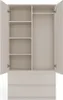Geräumiger Kleiderschrank MALWA SS-90 mit 2 Schubladen und Produktbild-Vorschau 4