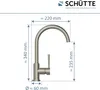SCHÜTTE Küchenarmatur CORNWALL, Wasserhahn Küche mit Produktbild-Vorschau 5