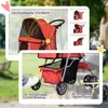 PawHut Hundewagen Hundebuggy Pet Stroller Hunde Buggy mit 4 Produktbild-Vorschau 6