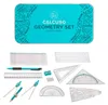 CALCUSO Geometrie Set 14-teilig – Metallbox mit Zirkel, Produktbild-Vorschau 1