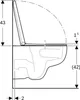Geberit Renova Set WWC-T Turboflush T54 mit WC-Sitz, 1 Stk. Produktbild-Vorschau 6