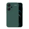 A dark green phone case is shown on a white background. Produktbild-Vorschau