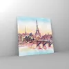 Bilder auf glas - Brücke Eiffle Illustration Frankreich - Produktbild-Vorschau 4