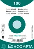 Exacompta, foglietti A6 a righe, 100 pezzi, azzurri, 205 Anteprima dell’immagine prodotto 8
