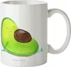Mr. & Mrs. Panda Tasse Avocado Schwangerschaft - Weiß - Produktbild-Vorschau 1