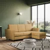 Moderner 3-Sitzer Stoffsofa 212cm mit Fußhocker Yasel 180P Produktbild-Vorschau 2