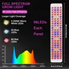 A marketing image for a full-spectrum grow light, showing its components, light spectrum, and dimensions. Anteprima dell’immagine prodotto