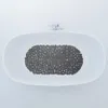 Antislip badmat, ovaal, 68x34 cm, grafietkleur Productafbeelding-voorbeeld 5
